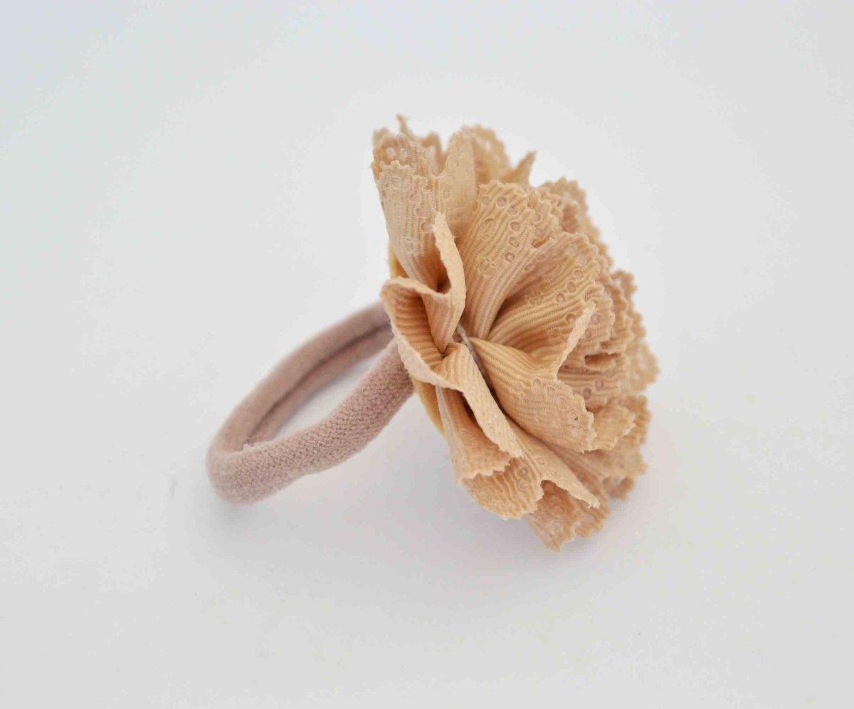 Goma de pelo flor mediana - Imagen 5