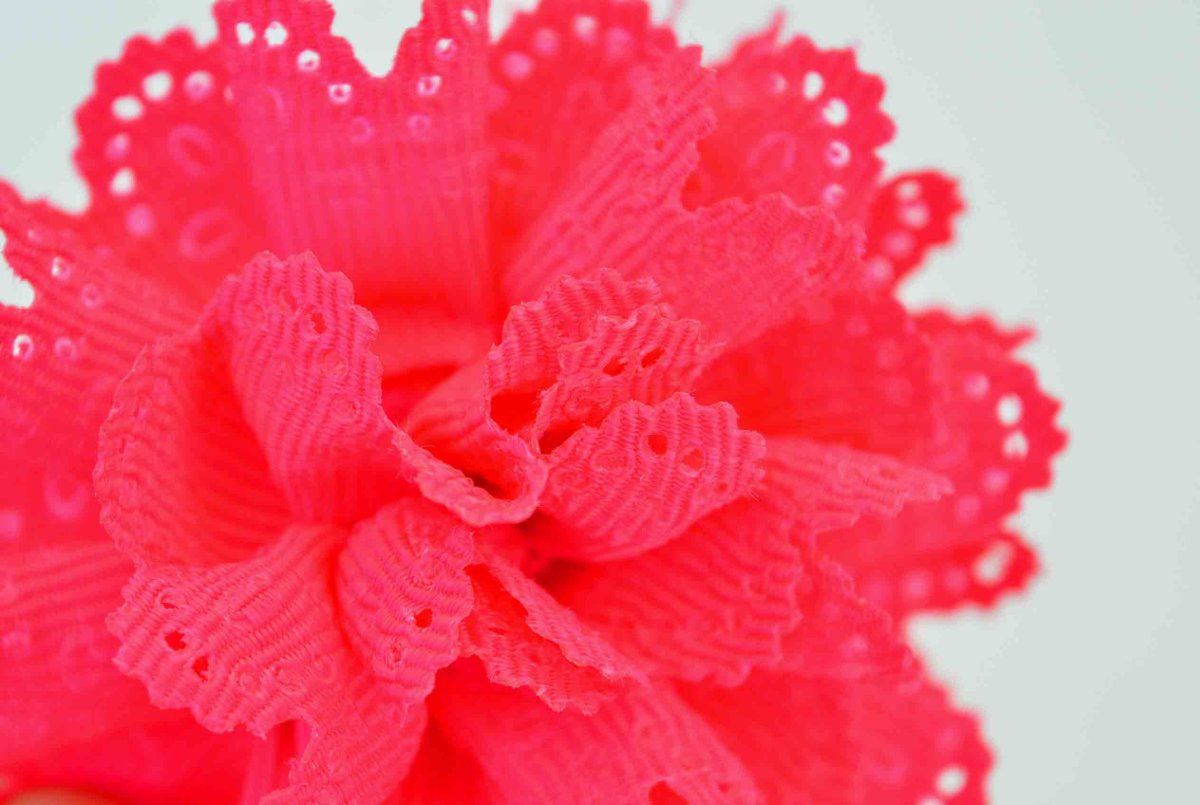 Goma de pelo flor mediana - Imagen 7