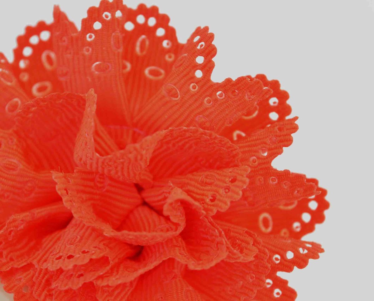 Goma de pelo flor mediana - Imagen 9