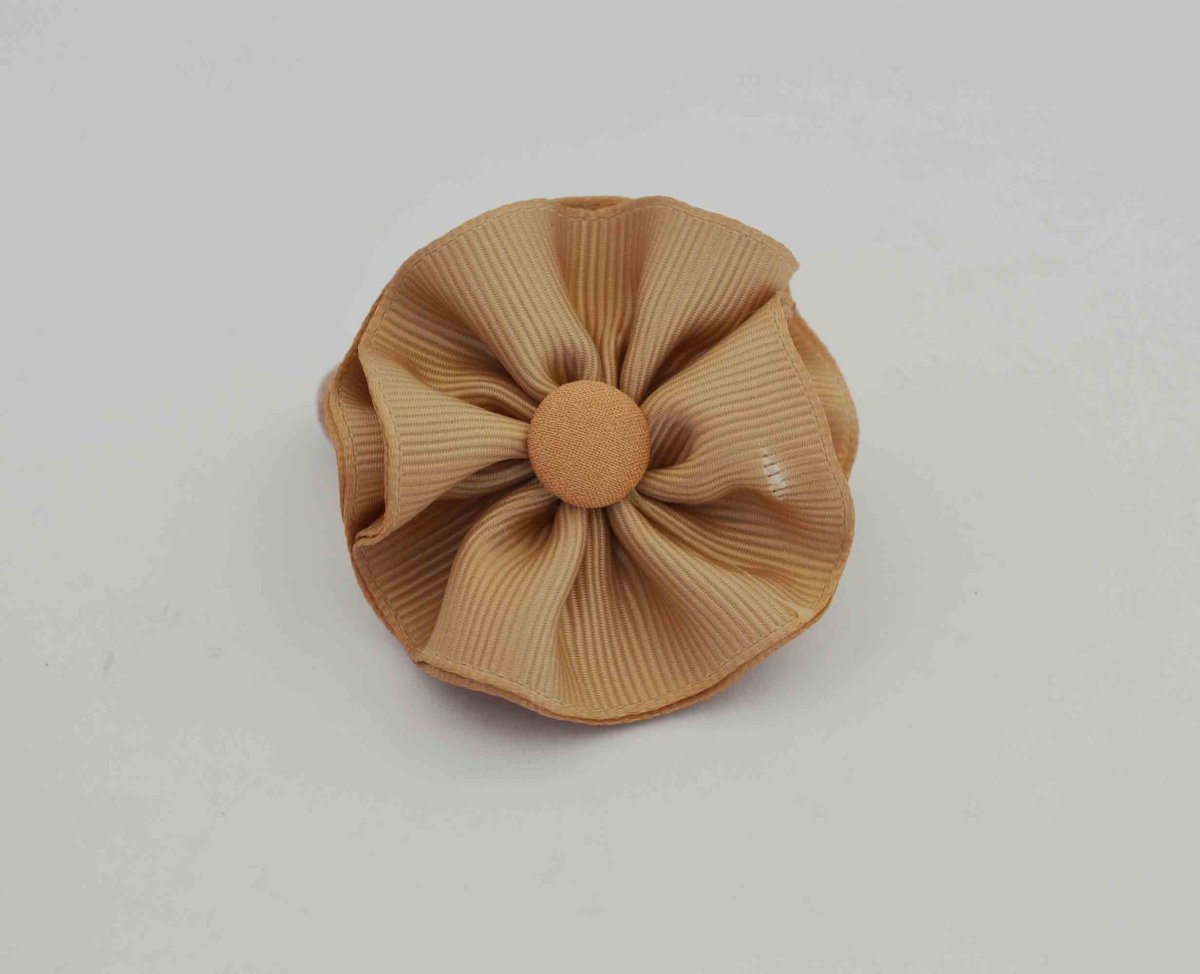 Goma de pelo flor mediana - Imagen 3