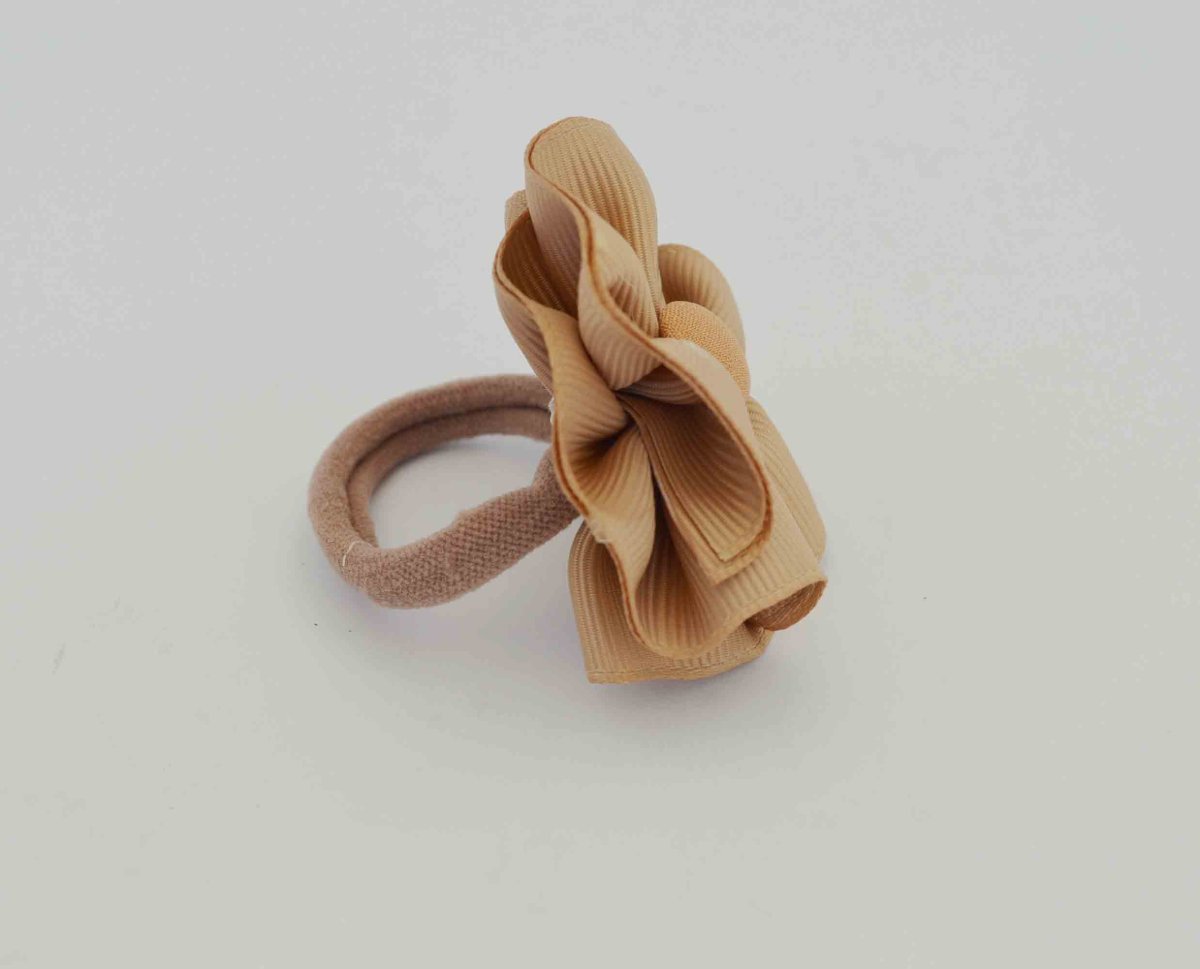 Goma de pelo flor mediana - Imagen 4