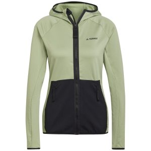 CHAQUETA CON CAPUCHA W TX FLOOCE LT HJ COLOR MAGIC LIME/BLACK