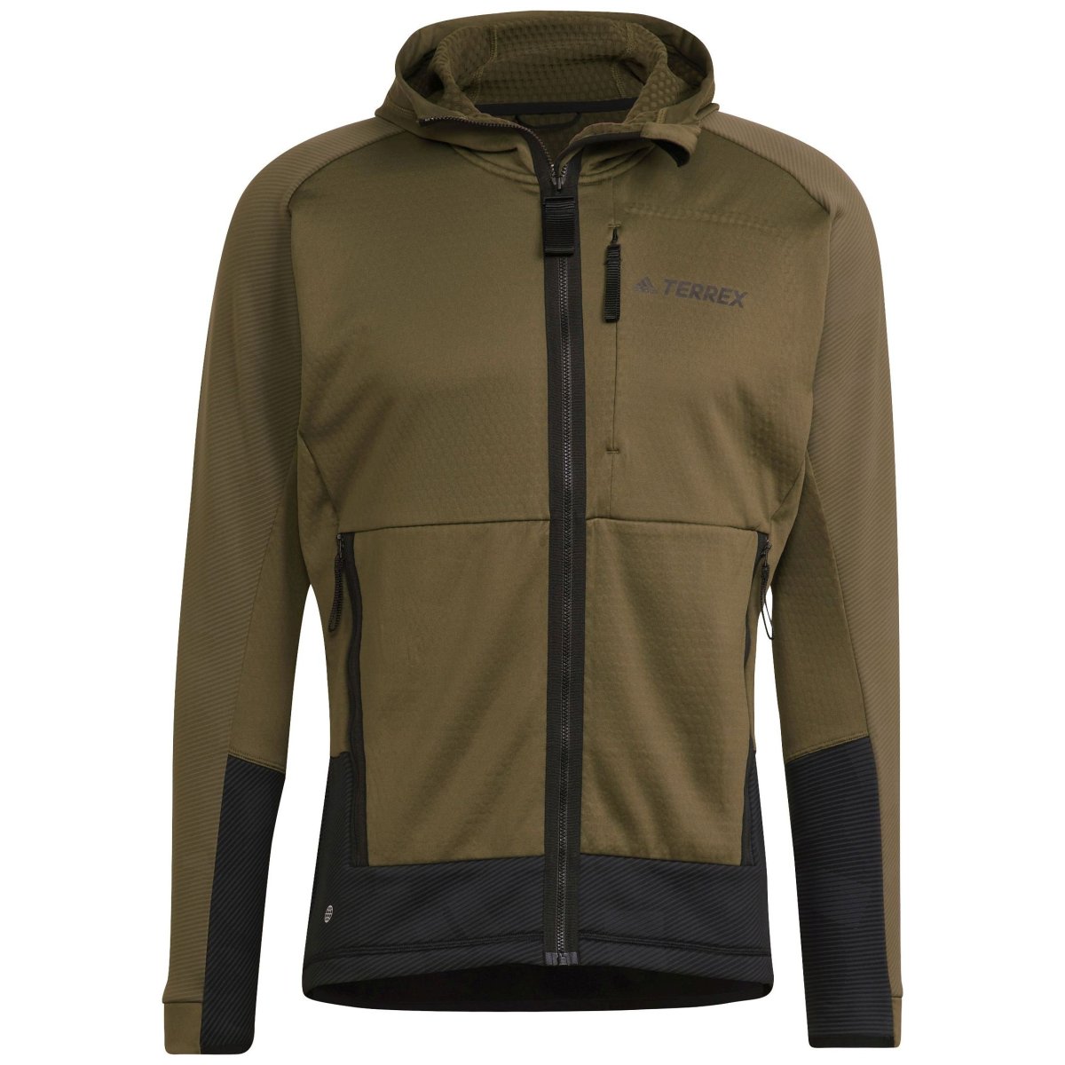 CHAQUETA CON CAPUCHA M TX FLOOCE COLOR OLIFOC - Imagen 2