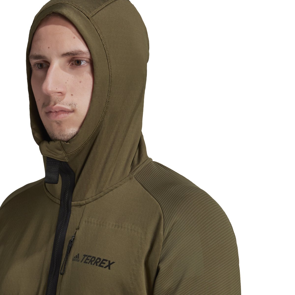 CHAQUETA CON CAPUCHA M TX FLOOCE COLOR OLIFOC - Imagen 5