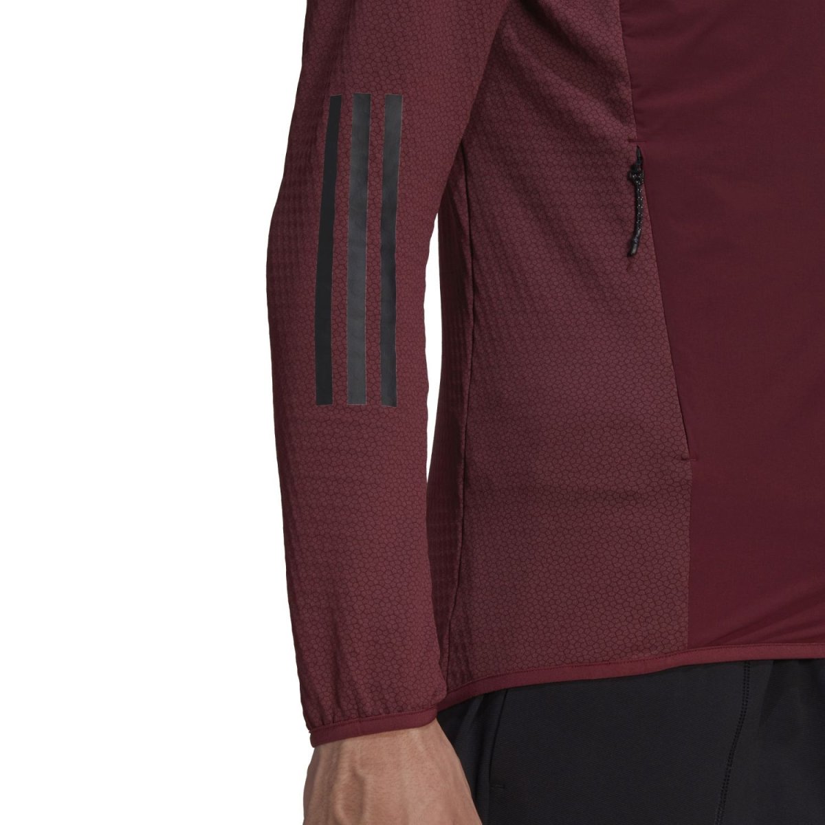 CHAQUETA CON CAPUCHA TR FLOOCE COLOR SHADOW RED - Imagen 6