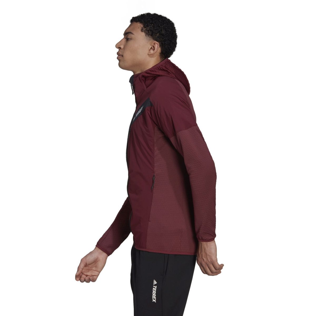 CHAQUETA CON CAPUCHA TR FLOOCE COLOR SHADOW RED - Imagen 5