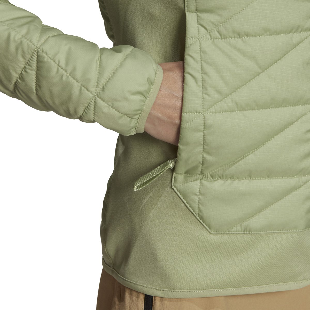 CHAQUETA W MT HYBR INSULATION COLOR MAGIC LIME - Imagen 6
