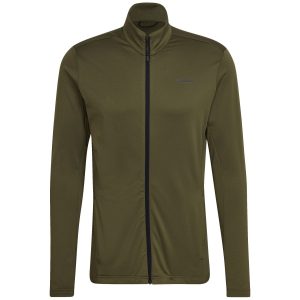 CHAQUETA ADIDAS MT FULL ZIP FLEECE COLOR FOCUS OLIVE