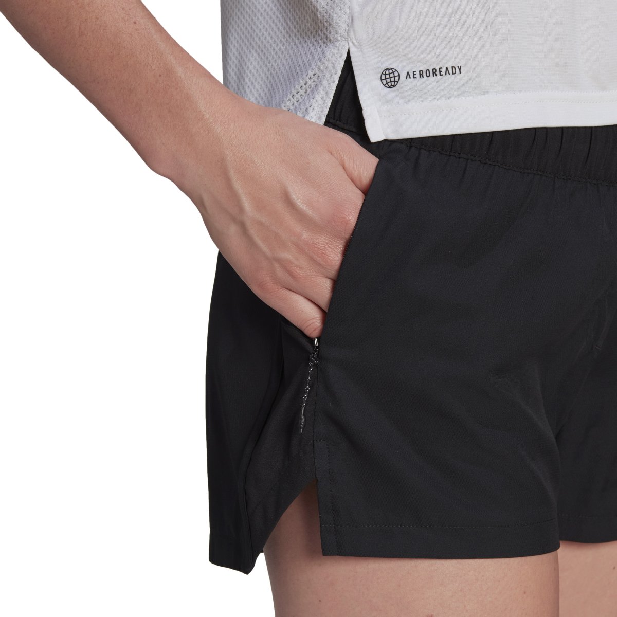 PANTALON CORTO TRAIL W COLOR NEGRO - Imagen 4