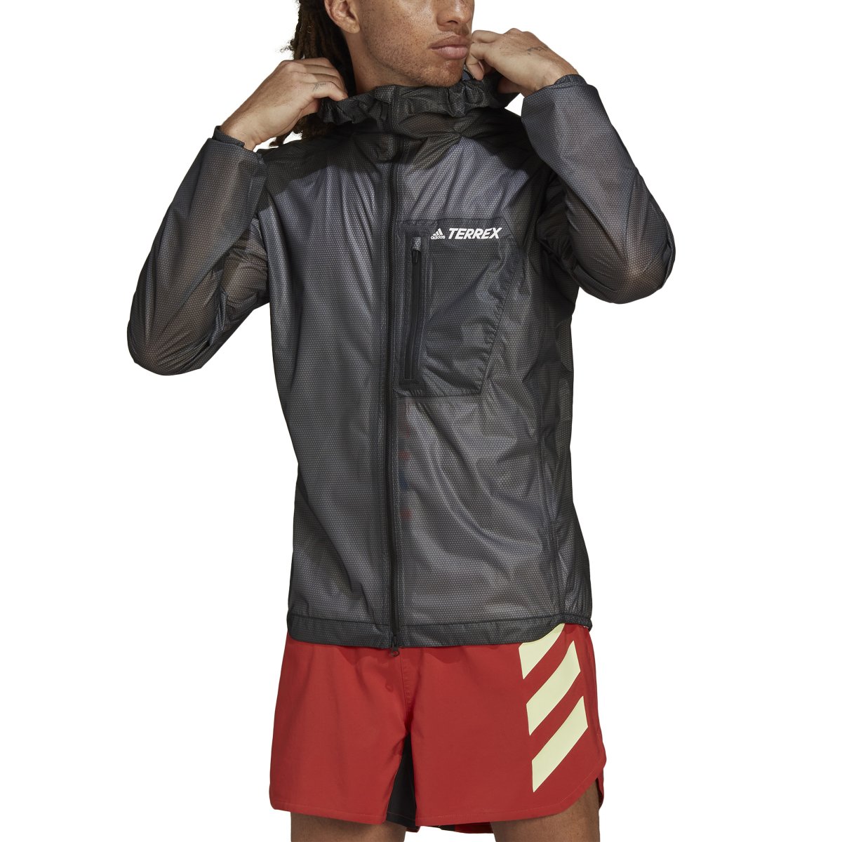 CHAQUETA AGR RAIN COLOR BLACK - Imagen 4