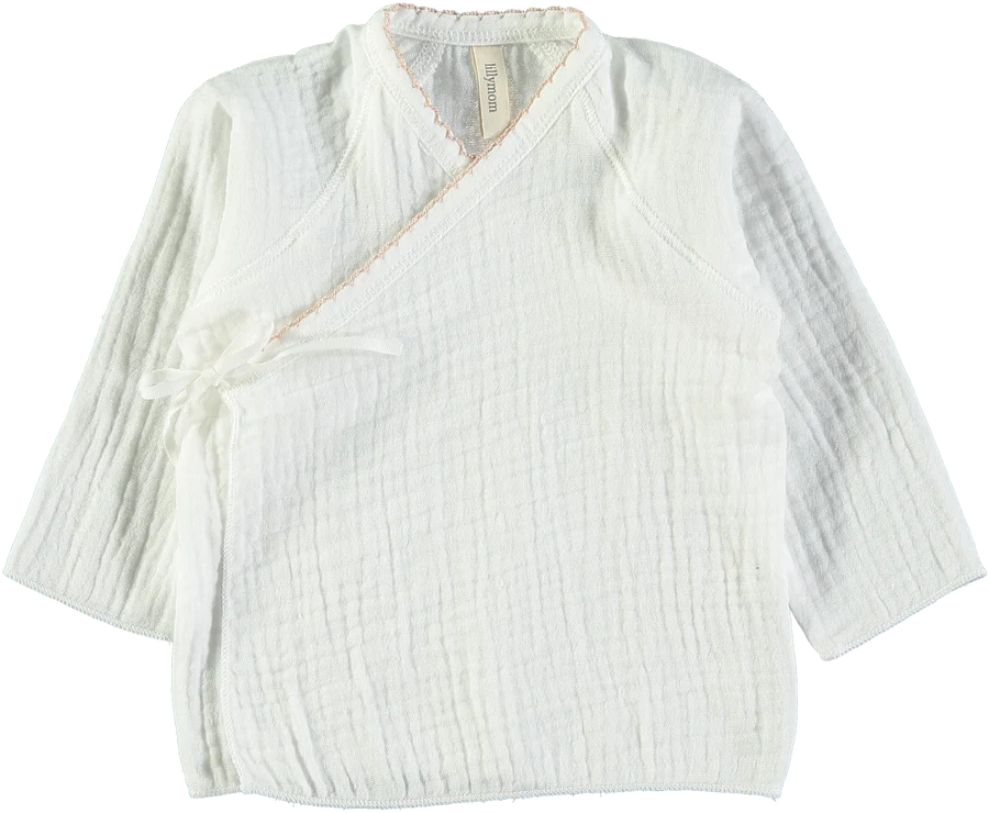 Conjunto primera puesta muselina HOLLY TOSCANA NUDE- LILLYMOM - Imagen 4