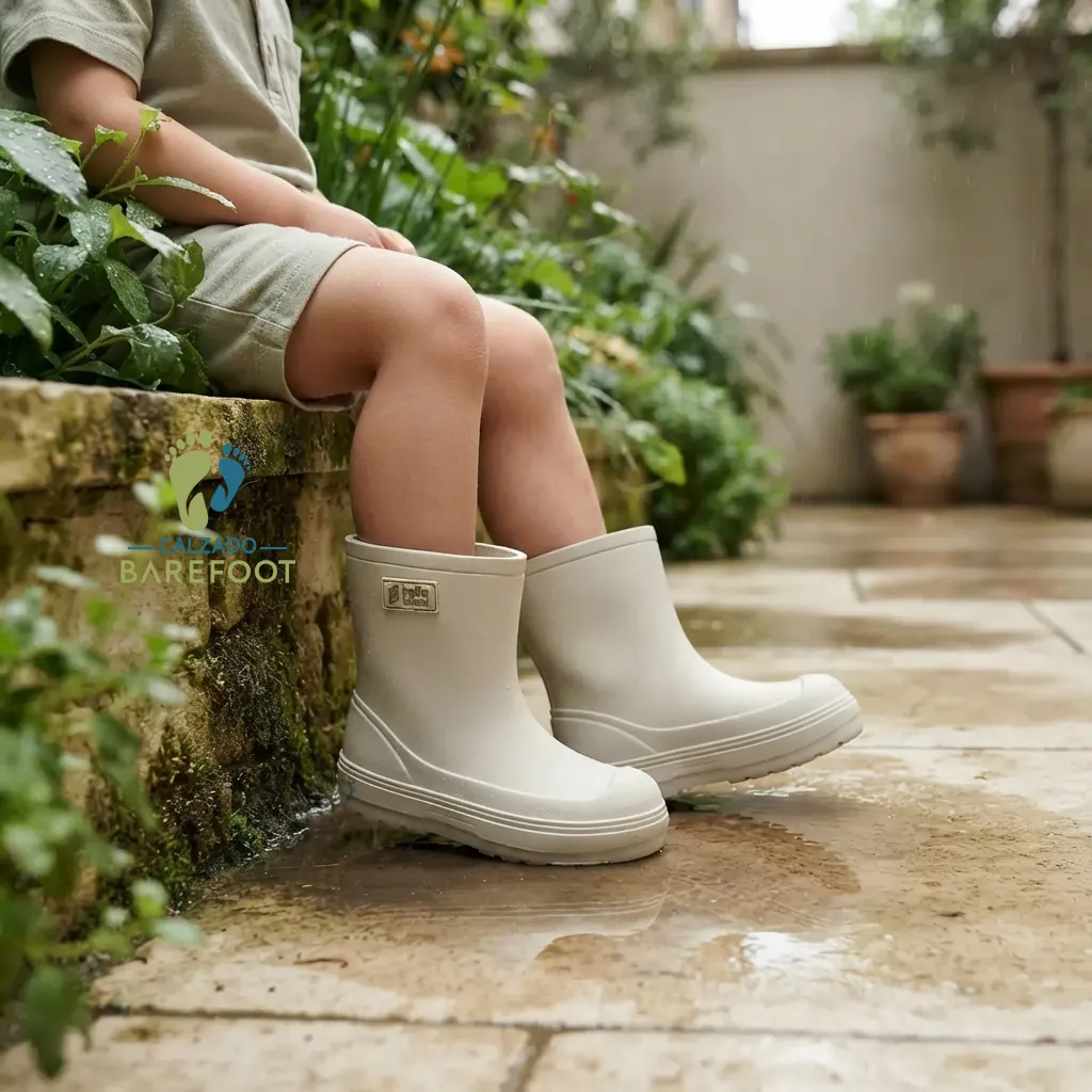 Hello Bland Botas de Agua Hueso - Imagen 3