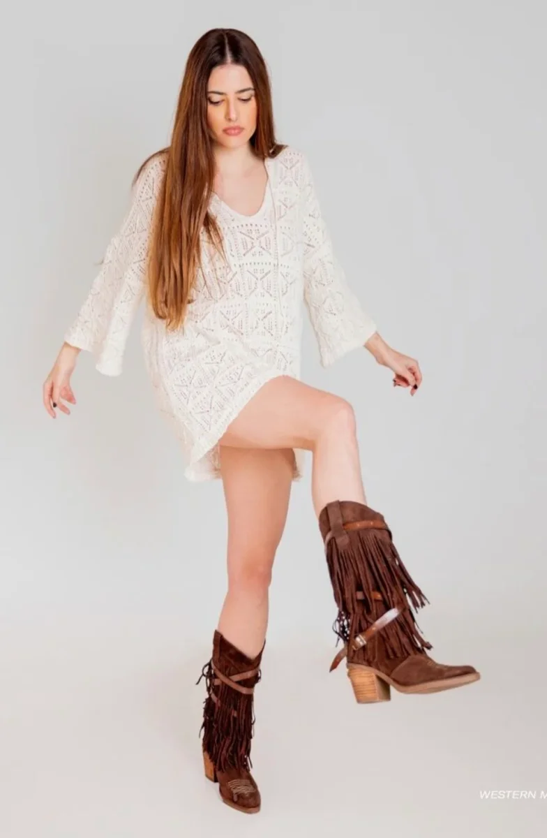 BOTA WESTERN KANSAS MARRÓN - Imagen 5