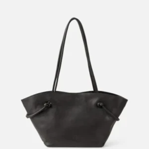 BOLSO DE HOMBRO MINOT DE PIEL NEGRO