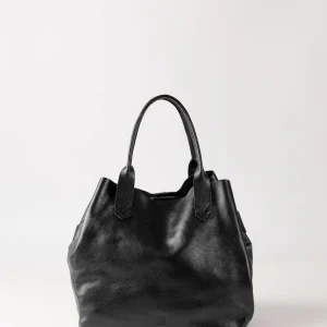 BOLSO DE MANO BELOIT DE PIEL NEGRO