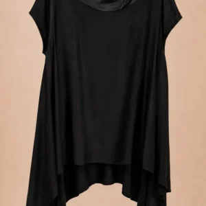 BLUSA CUELLO ESPALDA V NEGRO