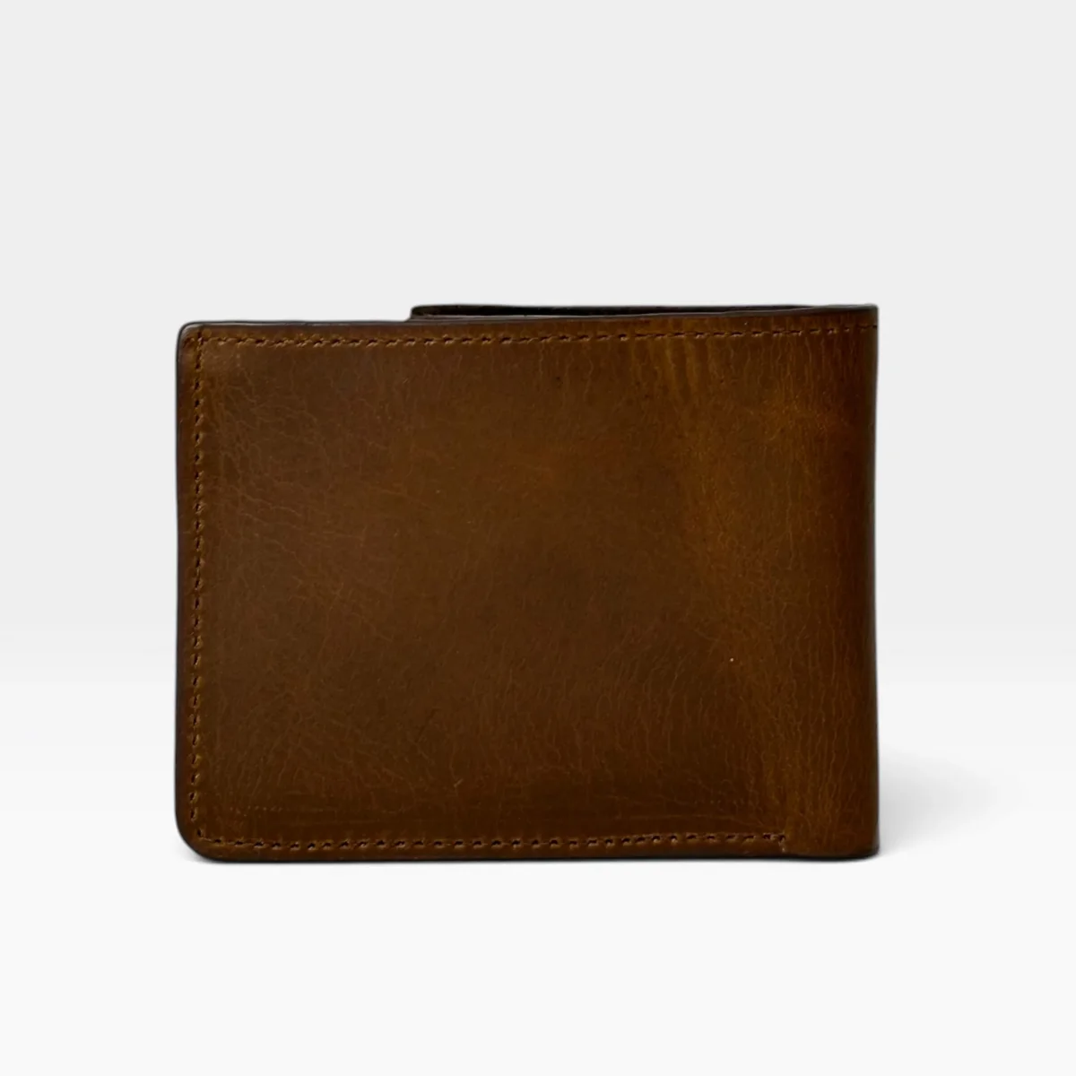 Billetera Hombre Cuero Vacuno Coñac Arizona con RFID - Imagen 5