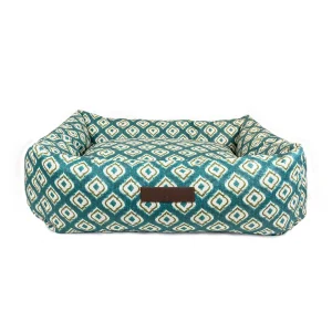 Cama para perros impermeable Ikat Verde