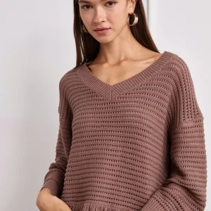 JERSEY CALADOS FLECOS MAUVE