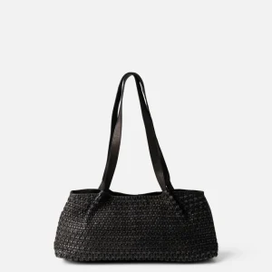 BOLSO DE HOMBRO MULLEN DE PIEL NEGRO