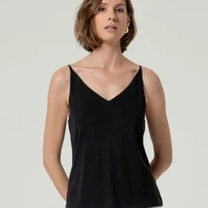 TOP BÁSICO MODAL POLIÉSTER NEGRO
