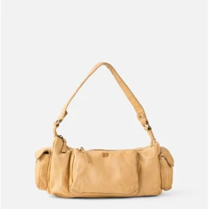 BOLSO KENO CRAZY DE PIEL AMARILLO