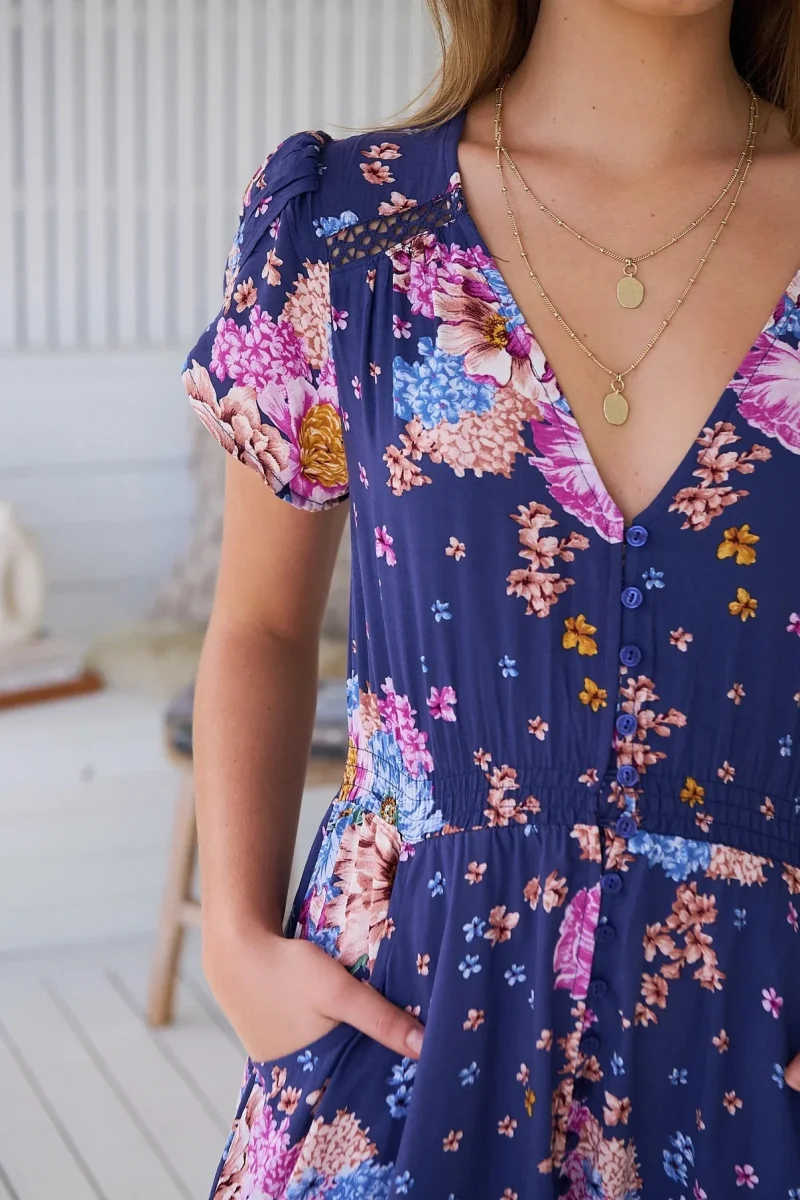VESTIDO LARGO CARMEN WILD WHIM - Imagen 6