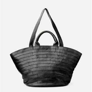 BOLSO DE HOMBRO LEWISBURG BRICKS DE PIEL NEGRO