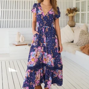 VESTIDO LARGO CARMEN WILD WHIM
