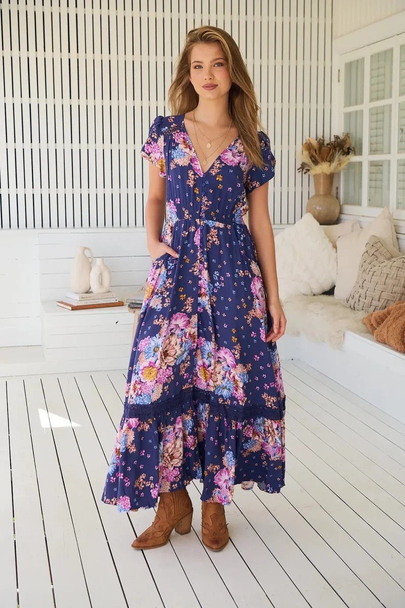 VESTIDO LARGO CARMEN WILD WHIM