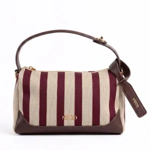 BANDOLERA KNIT RAYAS GRANATE