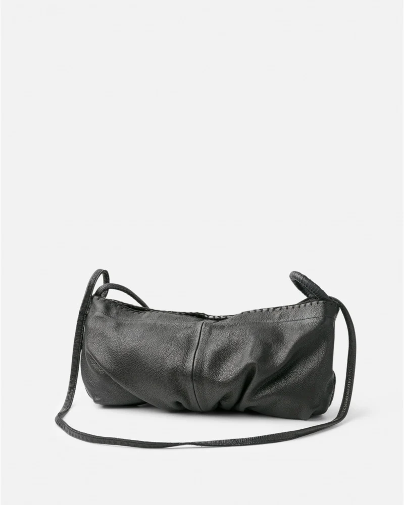 BOLSO BANDOLERA SEWARDS DE PIEL NEGRO - Imagen 4