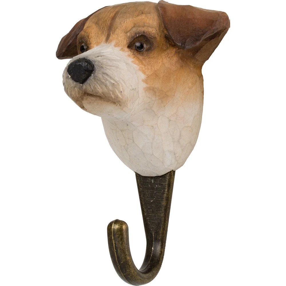 Perchero para complementos de perros con forma de Jack rusell terrier - Imagen 3
