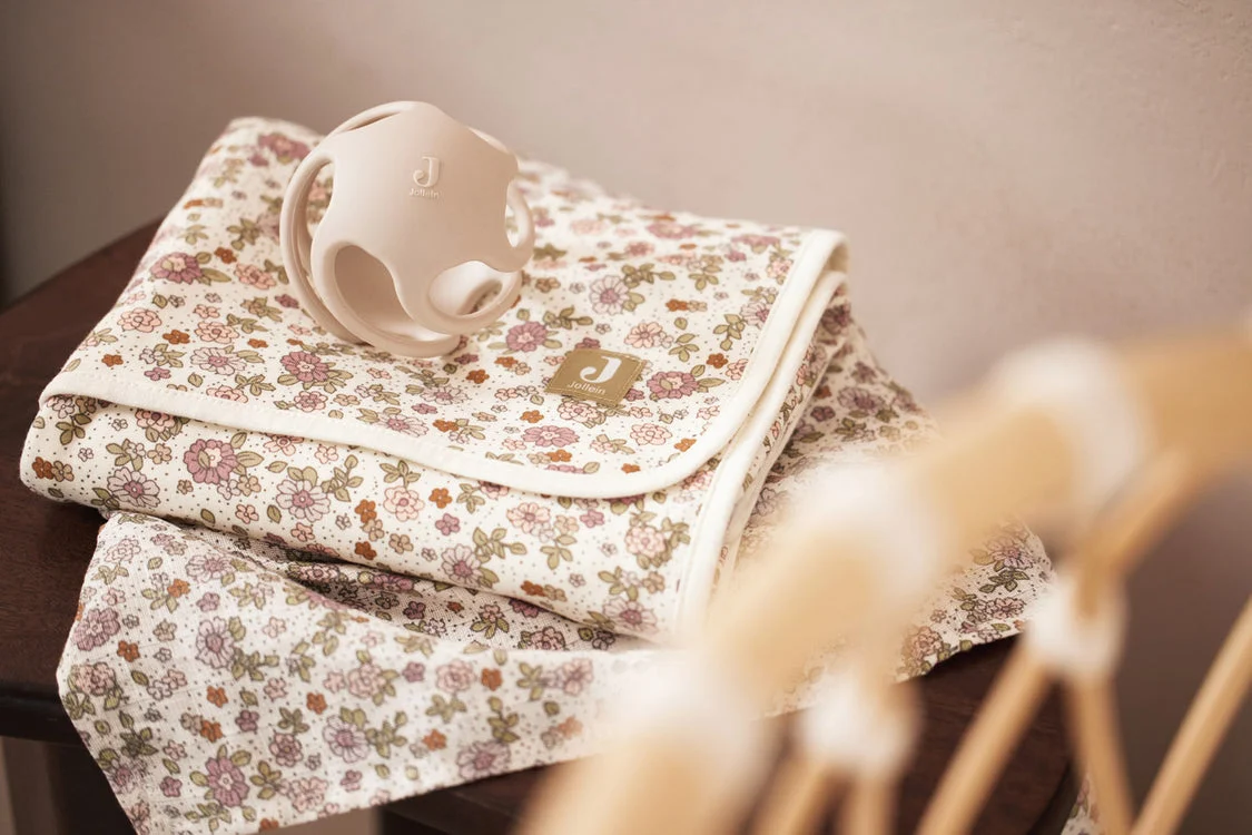 Manta de punto flores liberty- JOLLEIN - Imagen 7