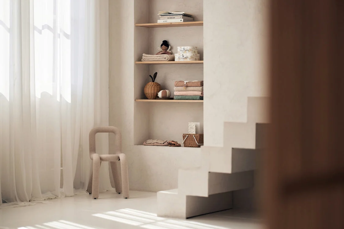 Toalla de baño beige- JOLLEIN - Imagen 8