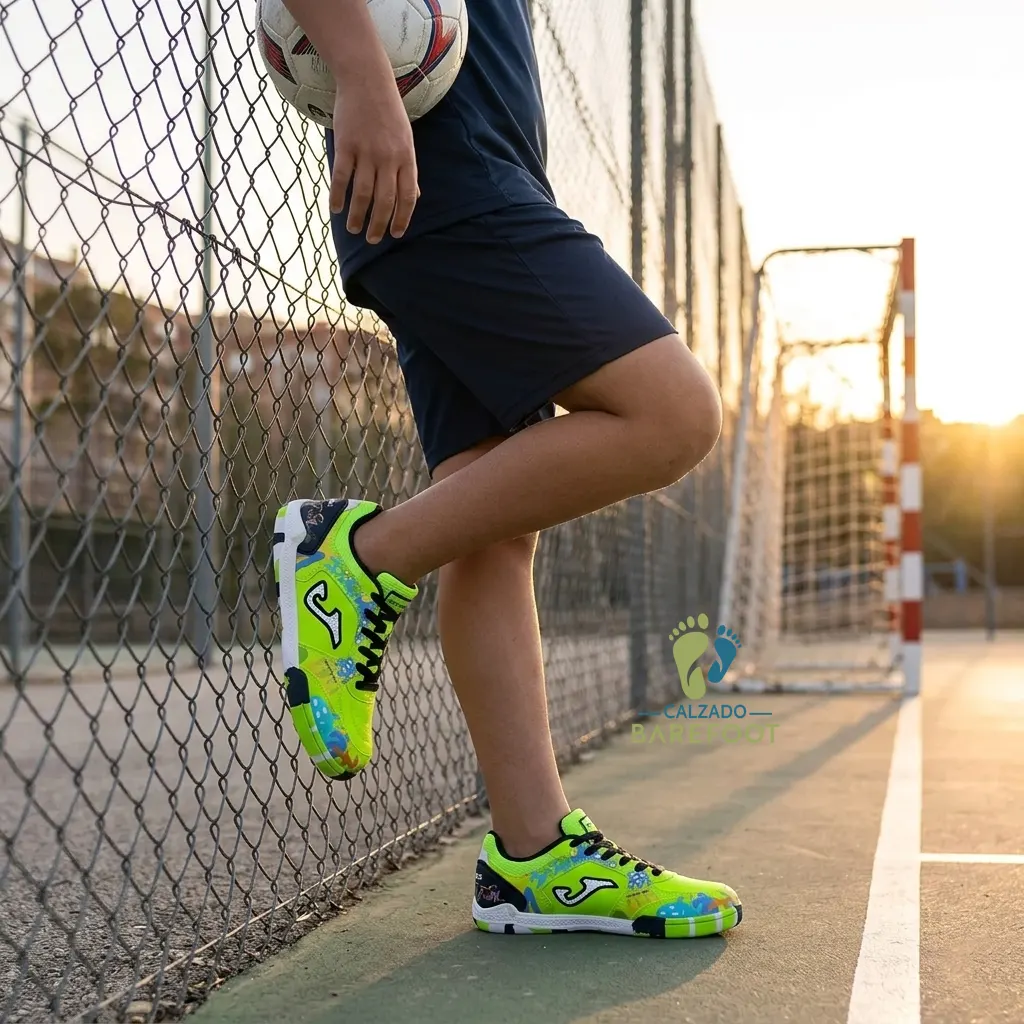 Joma Zapatillas Fútbol Sala Junior Flúor - Imagen 3
