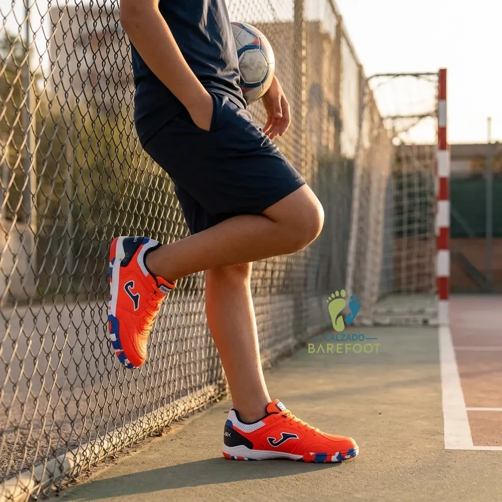 Joma Zapatillas Fútbol Sala Junior Naranja - Imagen 3