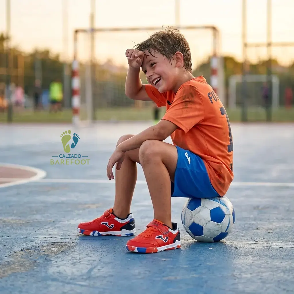 Joma Zapatillas Fútbol Sala Naranja - Imagen 3