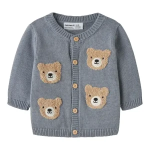 Chaqueta Ositos Gris -NAME IT
