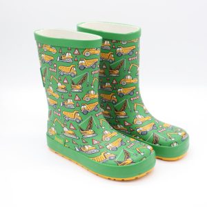 Koel4Kids Botas de Lluvia Tractor Verde
