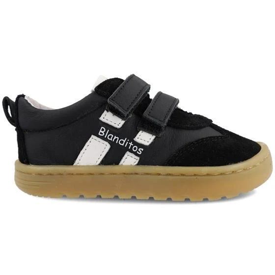 Deportiva respetuosa piel Lisboa Negro- BLANDITOS by CRIO'S - Imagen 2