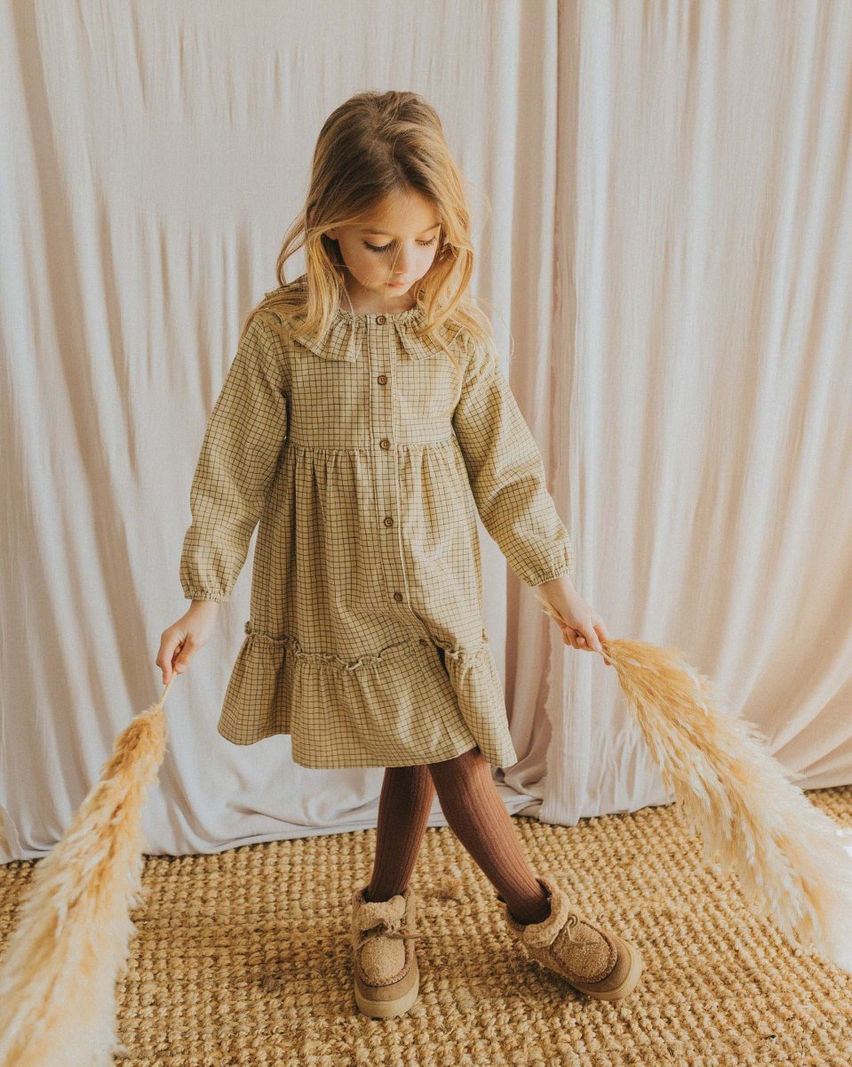 Vestido de mini cuadros- BÚHO - Imagen 6