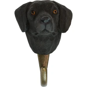 Perchero para complementos de perros con forma de Labrador