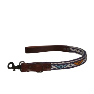Correa para perro corta kilim morada (Outlet)