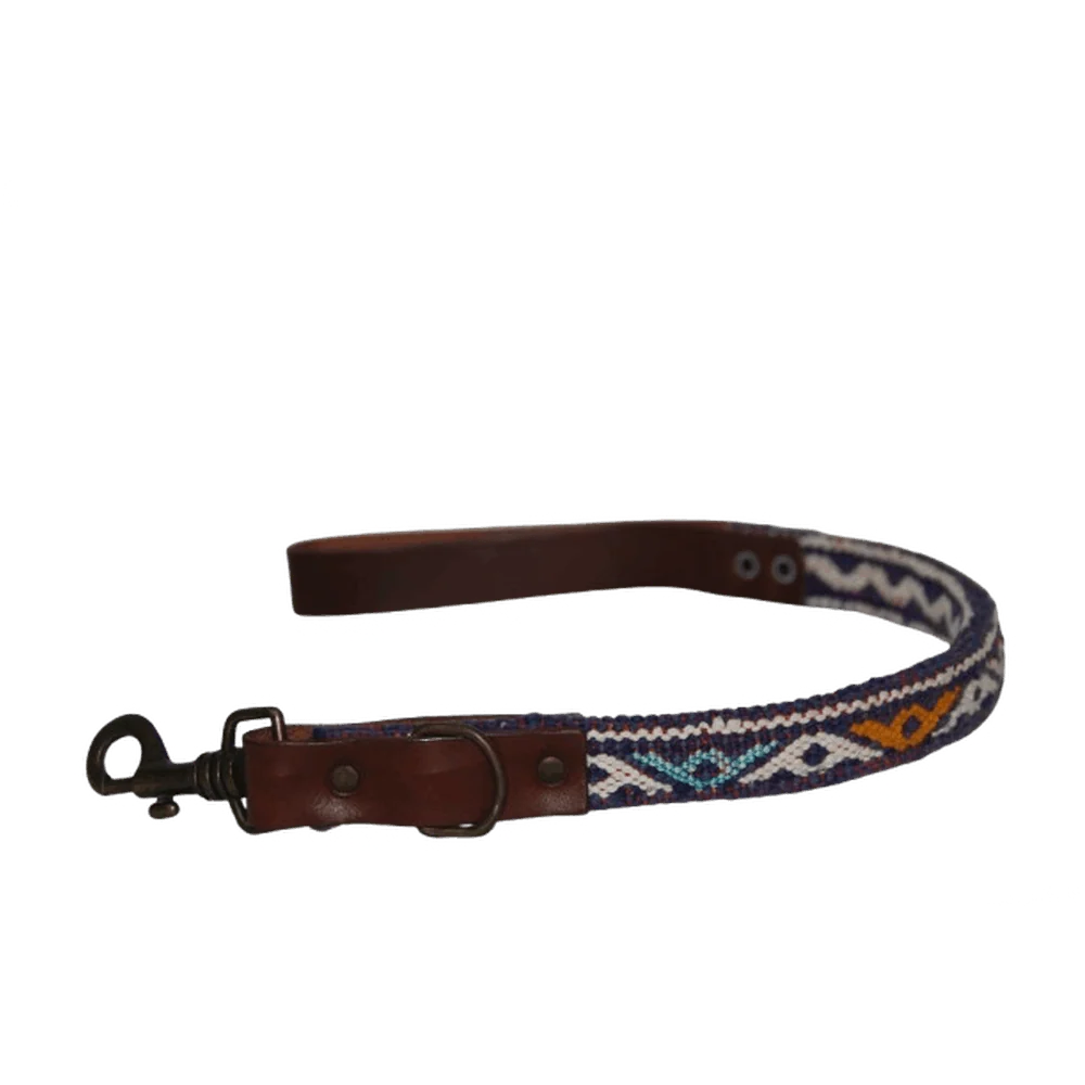 Correa para perro corta kilim morada (Outlet)
