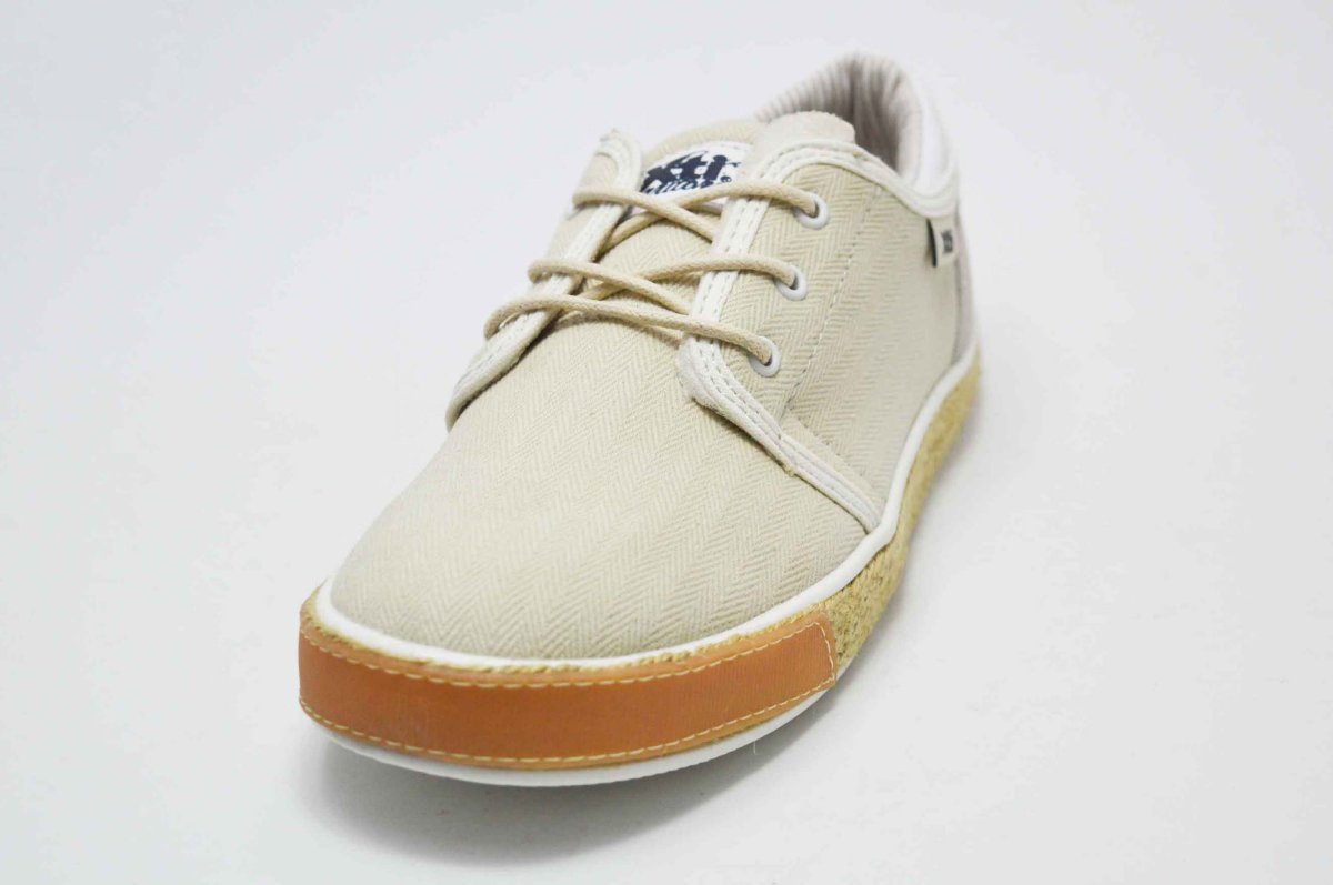Blucher tipo bamba cordones beige niño - Imagen 4
