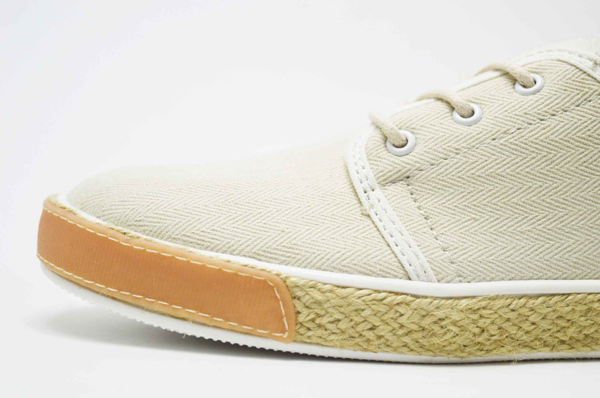 Blucher tipo bamba cordones beige niño - Imagen 7