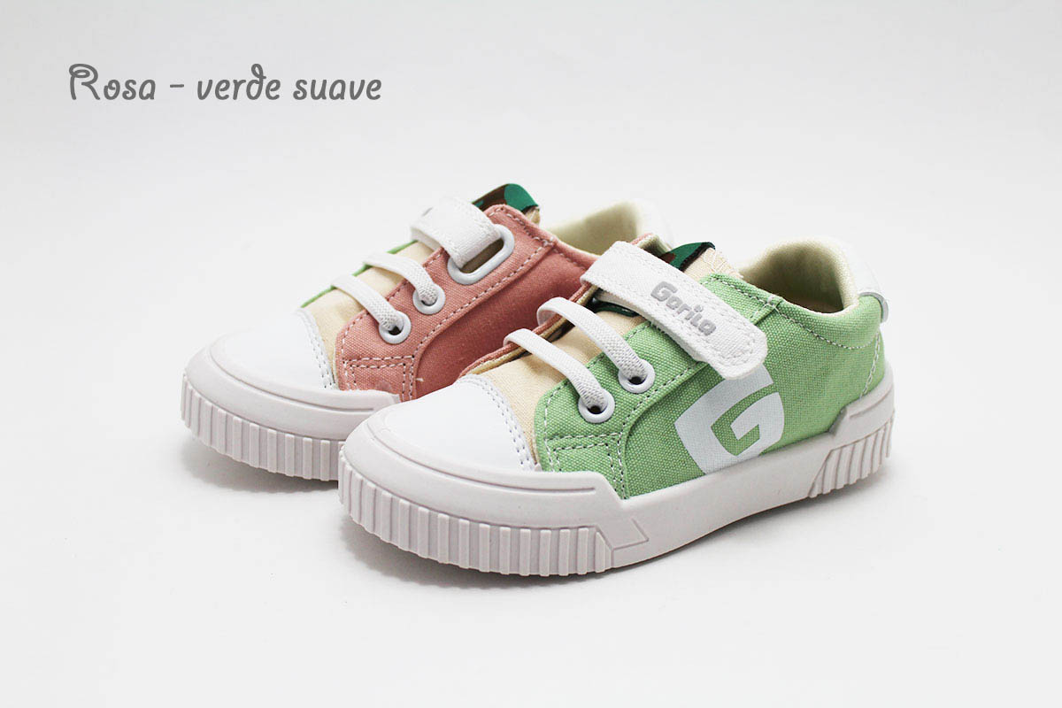 Zapatilla lona multicolor niños niñas Gorila - Imagen 3