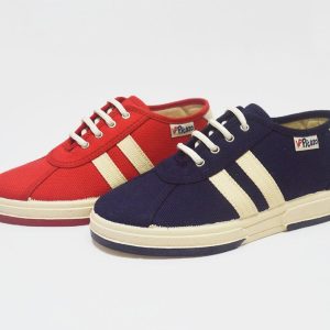 Zapatillas cordones rayas laterales niños