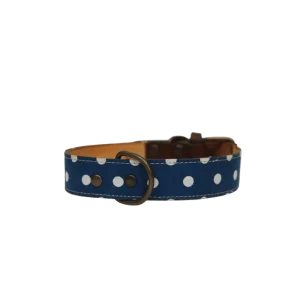 Collar para perros lunares azules (Outlet)
